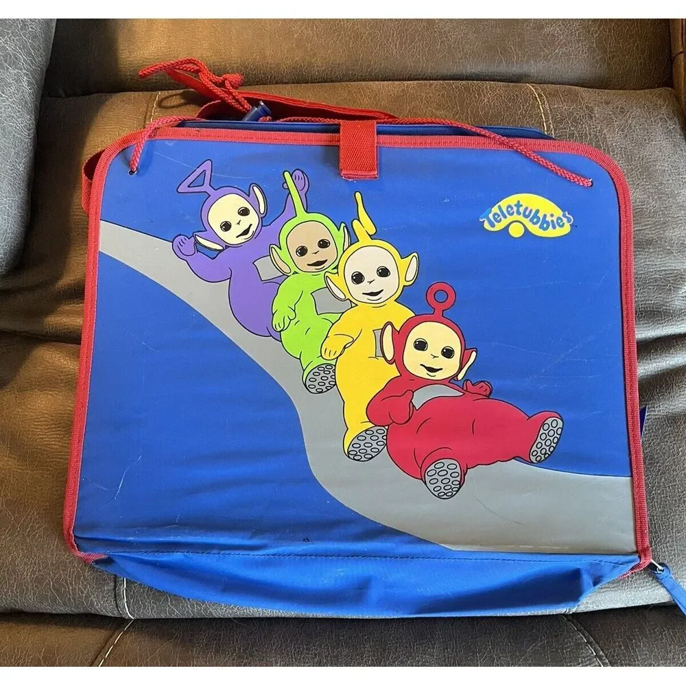 Vintage 1999 Teletubbies‎ Activity Lap Bag Kids Travel Carry Case Rare
